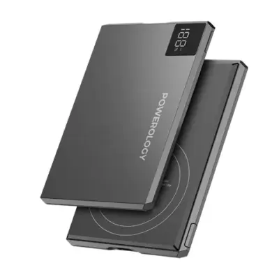 Powerology Tender 5000mAh MagSafe Slim Power Bank - Gray