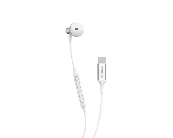 Powerology Type-C Mono Earphone - White