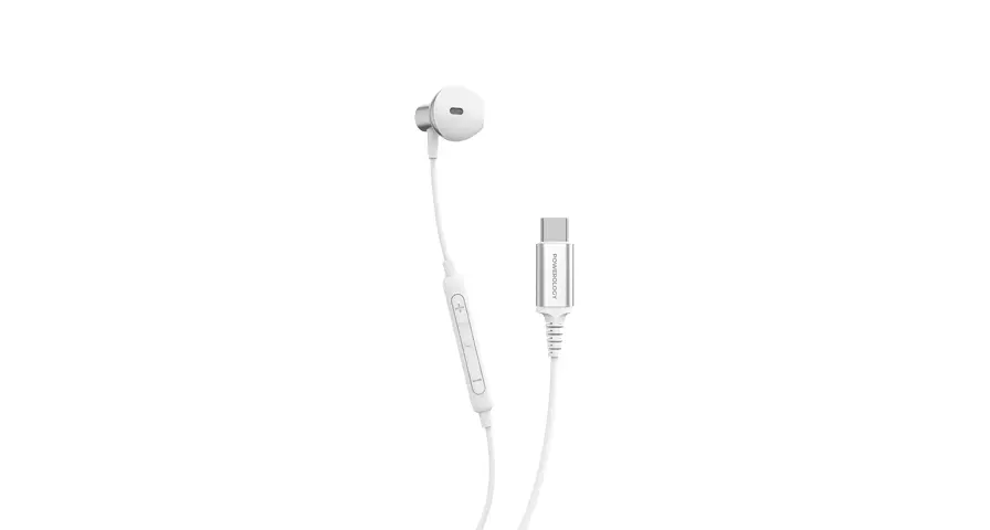 Powerology Type-C Mono Earphone - White