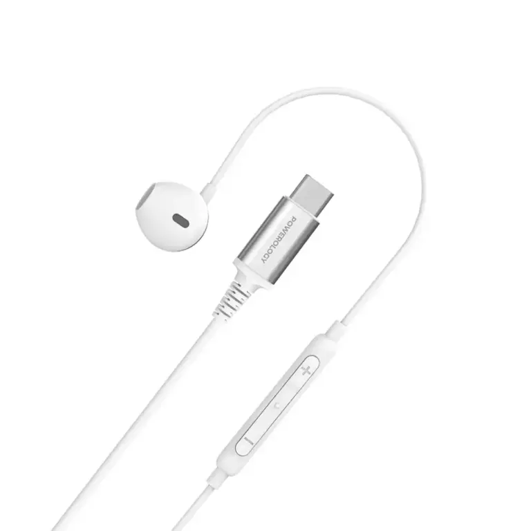 Powerology Type-C Mono Earphone - White