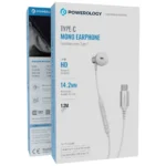 Powerology Type-C Mono Earphone - White