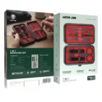 Green Lion 7-In-1 Manicure Set - Black