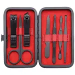 Green Lion 7-In-1 Manicure Set - Black