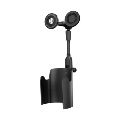 Green Lion Duo Mag 2-In-1 Car Cup Holder - Black