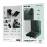 Green Lion Flip Protection Pack for Z Flip 8 & 7 - Black