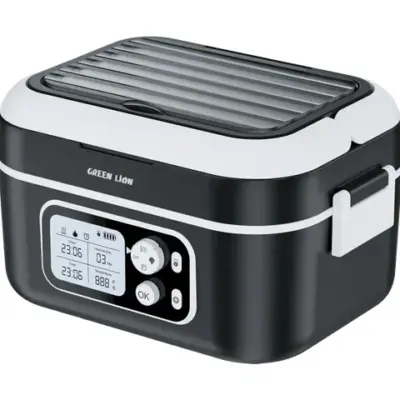 Green Lion GLB-35 Lunch Box - Black