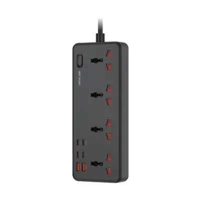 Green Lion GS-700 Universal Power Strip - Black