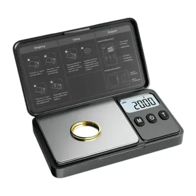 Green Lion Jewelry Scale with High Accuracy Weighing – Black