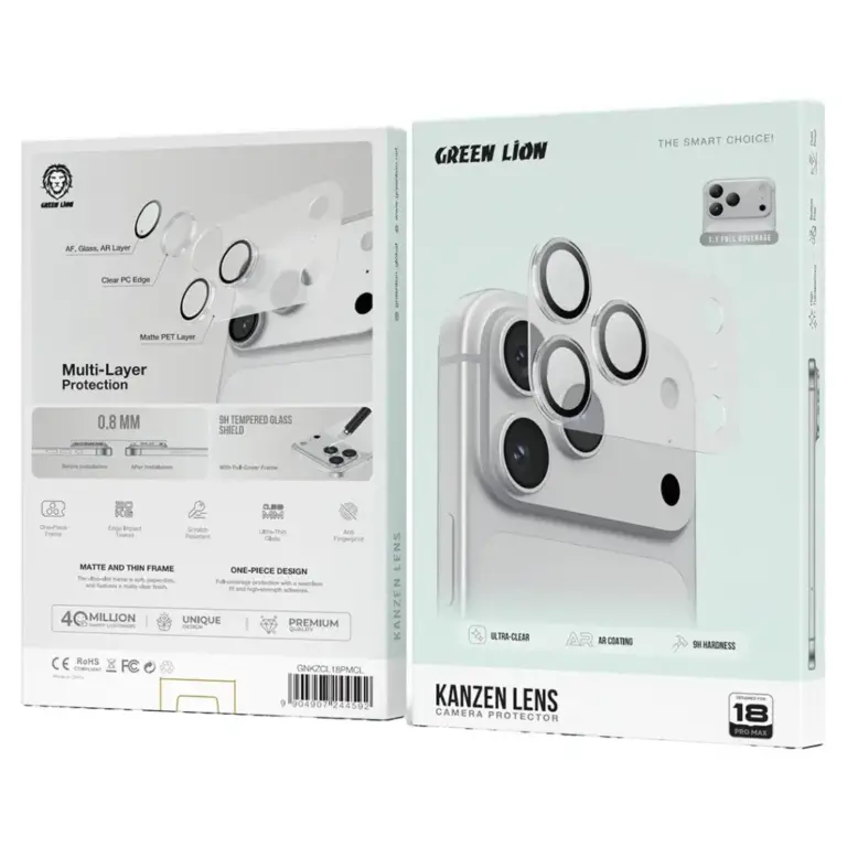 Green Lion Kanzen Lens Camera Protector for iPhone 18 Pro/Pro Max
