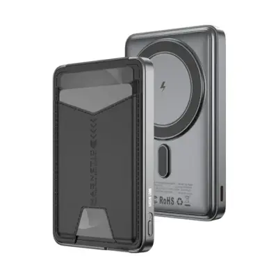 Green Lion Mag Mate 5000mAh Power Bank with Card Holder