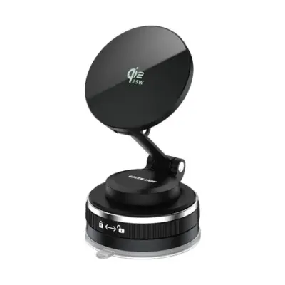 Green Lion Mag Volt Car Charger & Phone Holder - Black