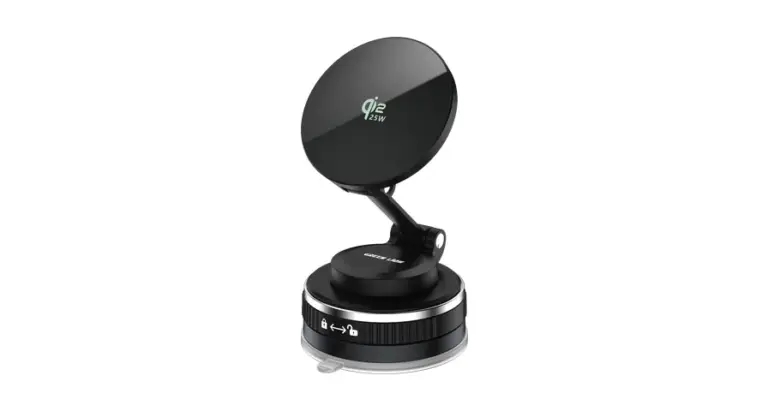 Green Lion Mag Volt Car Charger & Phone Holder - Black