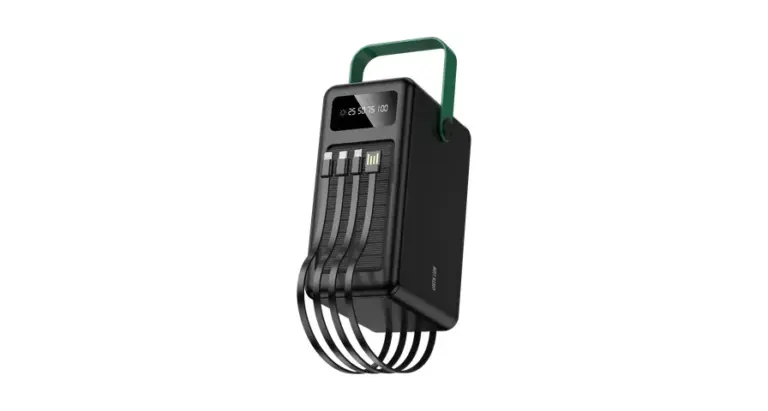 Green Lion Solar Max 120000mAh Power Bank - Black
