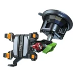 Green Lion Ultra Grip Holder with Strong Suction Cup - Black
