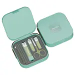 Porodo Blue 8-In-1 Portable Nail Clipper Set with Compact Personal Care Kit