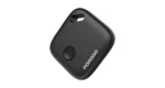 Porodo Findora Rechargeable Smart Tag with Real-Time Tracking & Alert System - Black