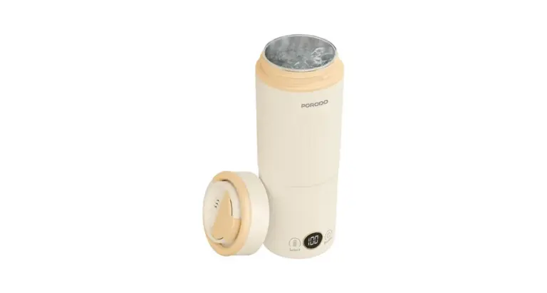 Porodo Flora Smart Portable Kettle with Digital Temperature Display - Beige