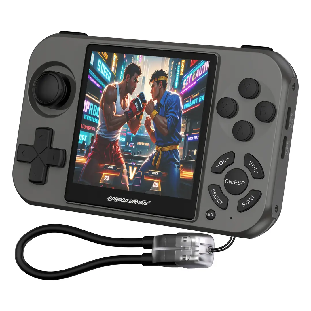 Porodo Gaming Powerplay Power Bank Gaming Controller with Wireless Charging - Gray 3 Porodo Gaming Powerplay Power Bank Gaming Controller with Wireless Charging - Gray