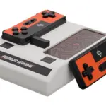 Porodo Gaming Runebox Dual-Hand Video Game Console with Plug-In TF Card Support - White
