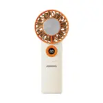 Porodo Lifestyle Chillo Wave Portable Mini Fan with Foldable Function & Non-Slip Mat - Beige