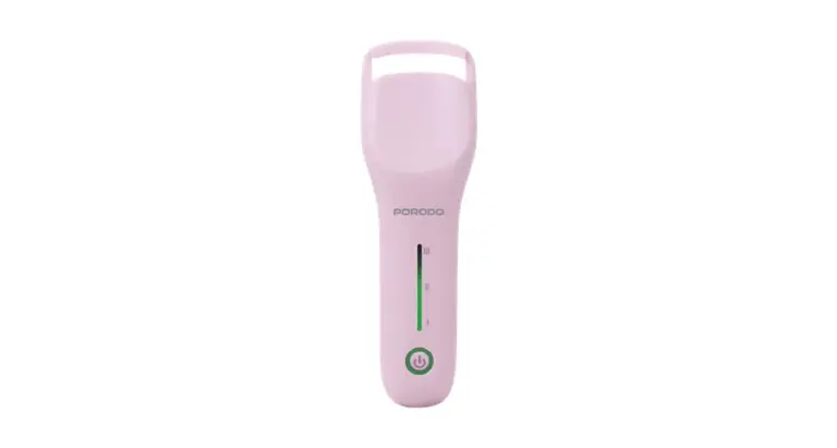 Porodo Lifestyle Fleuris LED Electric Heated Eyelash Curler - Pink