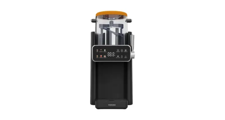 Porodo Lifestyle Frappé Ice Cream & Slushie Maker with Multi-Texture Ice Maker - Black & Orange