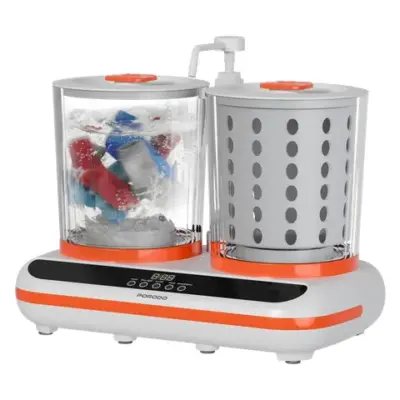 Porodo Lifestyle Launder Twin 2L Portable Mini Washing Machine - White