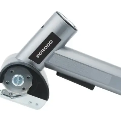 Porodo Sharp Cordless Electric Scissors with Guide Light & LED Display - Grey