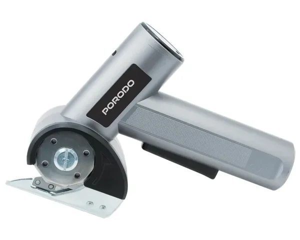 Porodo Sharp Cordless Electric Scissors with Guide Light & LED Display - Grey
