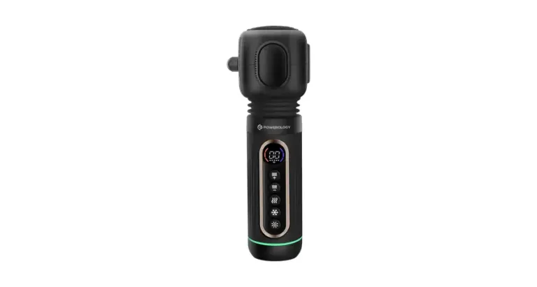 Powerology FlexForce Cordless Electric Muscle Massager with High-Intensity Vibration - Black