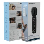 Powerology FlexForce Cordless Electric Muscle Massager with High-Intensity Vibration - Black