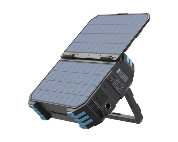 Powerology Helio 1600W Portable Solar Power Generator - Black