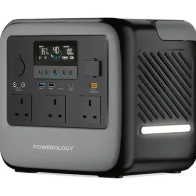 Powerology Pater IV 2000W Portable Power Station - Grey