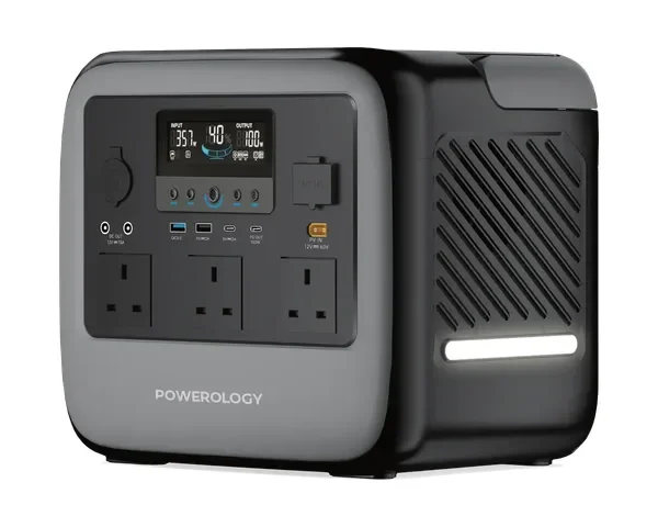 Powerology Pater IV 2000W Portable Power Station - Grey