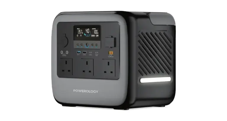 Powerology Pater IV 2000W Portable Power Station - Grey