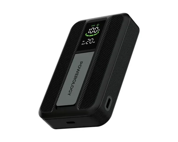 Powerology Vision 10000mAh MagSafe Power Bank - Black