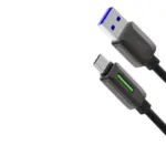 Powerology USB-A to USB-C TPE Jacket Over-Molded Cable 1.2 Meter - White