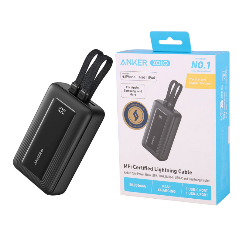 Anker Zolo 30W 20000mAh Power Bank 1 Anker Zolo 30W 20000mAh Power Bank