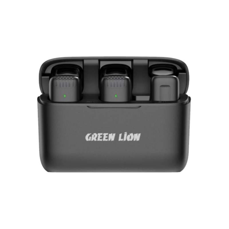 Green 2-in-1 Lion Wireless Microphone (Type-C Connector) 1 Green 2-in-1 Lion Wireless Microphone (Type-C Connector)