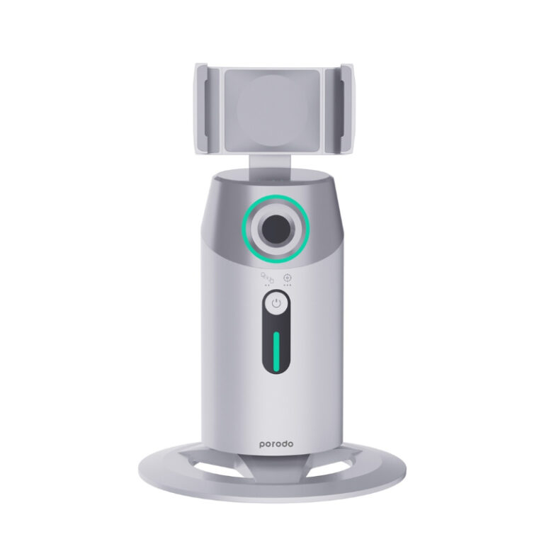 Porodo Gimbal with 360° Rotating AI Tracking Mount