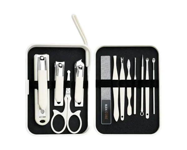 Green Lion 12 in 1 Manicure Set - Cream