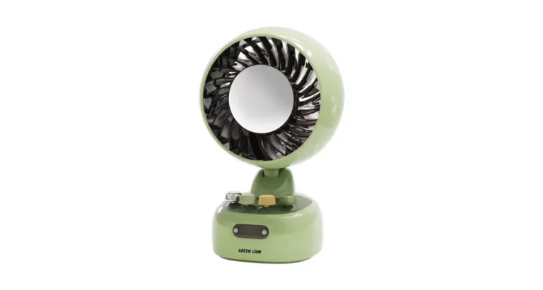 Green Lion 1920 Retro Portable Desktop Fan - Green