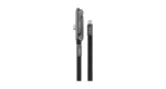 Green Lion 2 in 1 USB-C Holder Cable with Foldable Design - Black