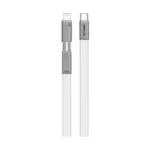 Green Lion 2-in-1 Ultra-Thin USB-C Braided Cable -White