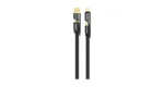 Green Lion 2-in-2 Braided Fast Charging Cable - Black