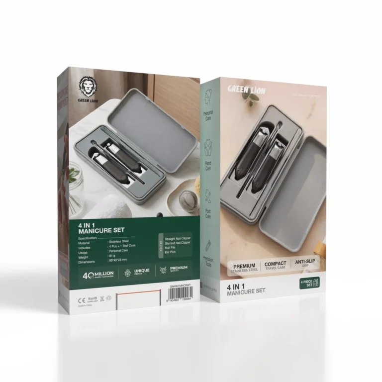 Green Lion 4 in 1 Manicure Set - Grey