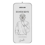 Green Lion 9H Steve Matte Glass Protector for iPhone 18 Pro - Clear