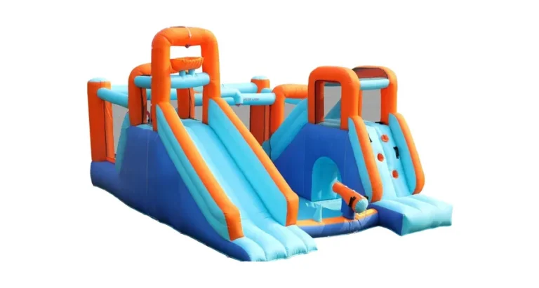 Green Lion Adventure Park GIP-17 Inflatable Bounce House - Blue