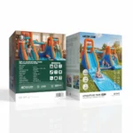 Green Lion Adventure Park GIP-17 Inflatable Bounce House - Blue