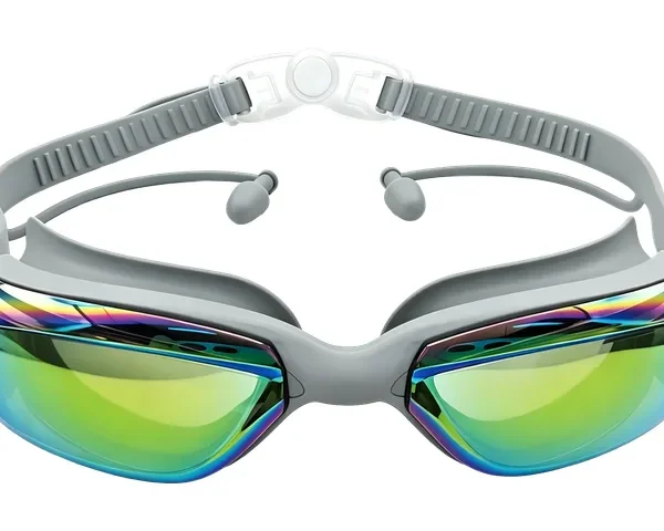 Green Lion AquaVision Pro Waterproof Swimming Goggles - Gray